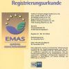 TSB Gruppe erweitert EMAS-Zertifizierung TSB, 2013-12-17, EMAS Zertifikat MG_mittel